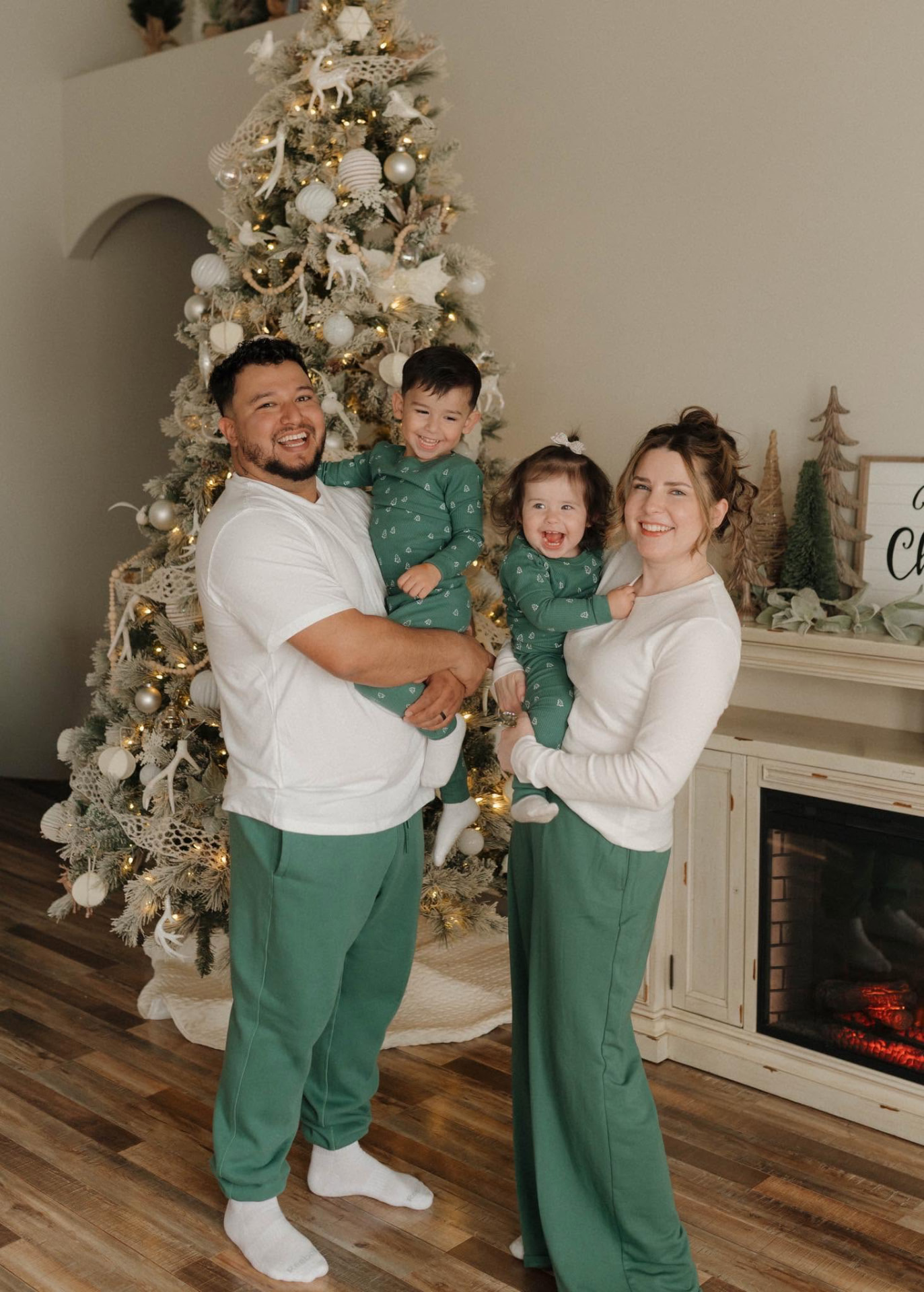 Pepe, owner of Skyline Custom Homes, with his family